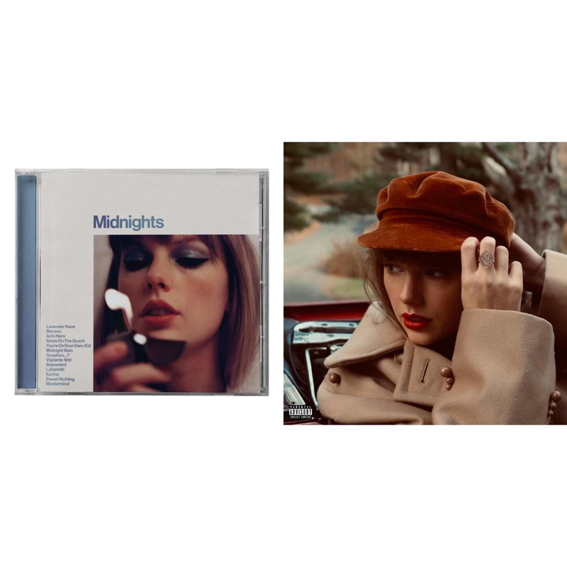 Taylor Swift – Midnights (X) (Moonstone Blue CD) & Red (Taylor’s Version) (Edited) (2CD)