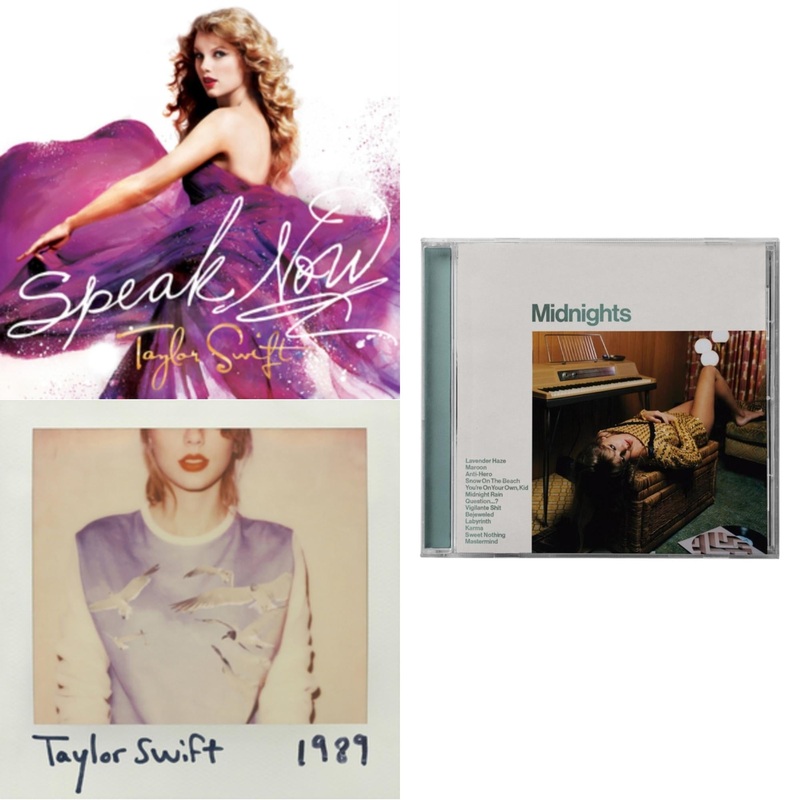 Taylor Swift – Speak Now & 1989 & Midnights (X) (Jade Green CD)