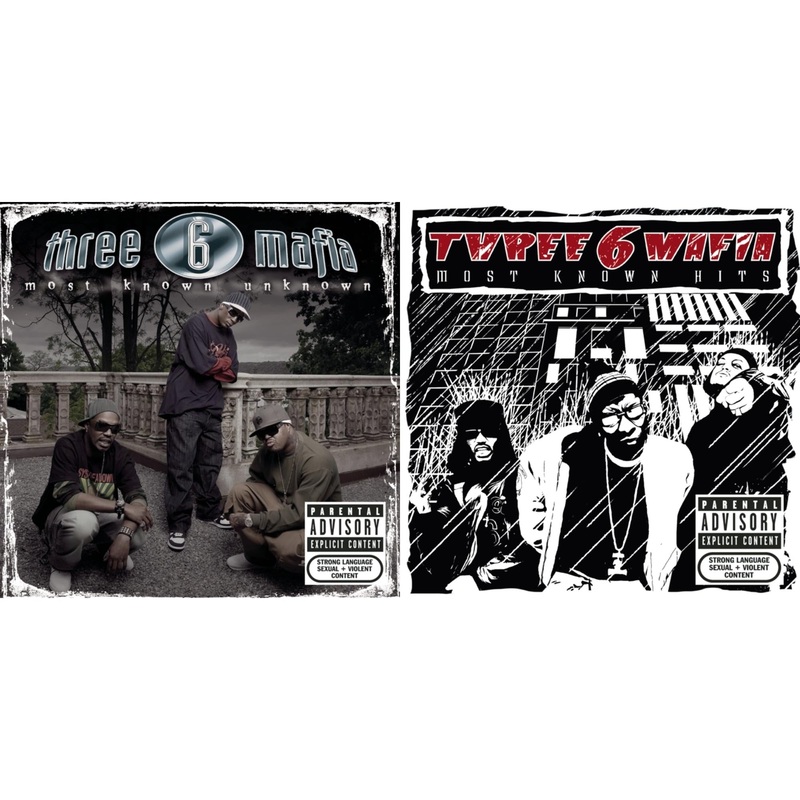 Three 6 Mafia – Most Known Unknown (Revised Edition) & Most Known Hits – CD Bundle