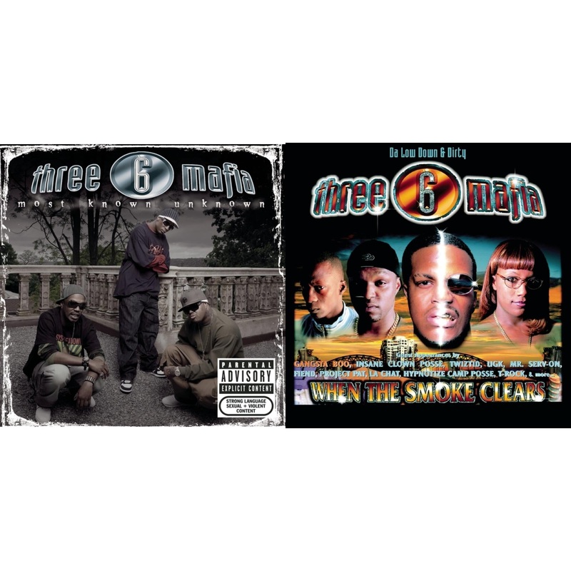 Three 6 Mafia – Most Known Unknown (Revised Edition) & When The Smoke Clears – CD Bundle