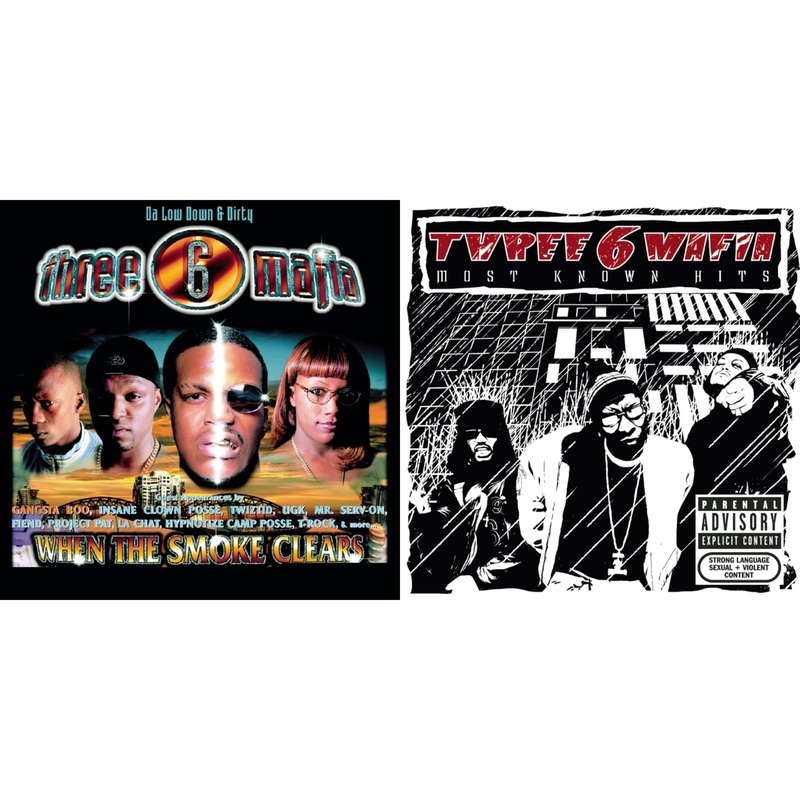 Three 6 Mafia – When The Smoke Clears & Most Known Hits – CD Bundle