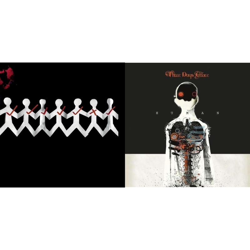 Three Days Grace – One-X & Human – CD Bundle