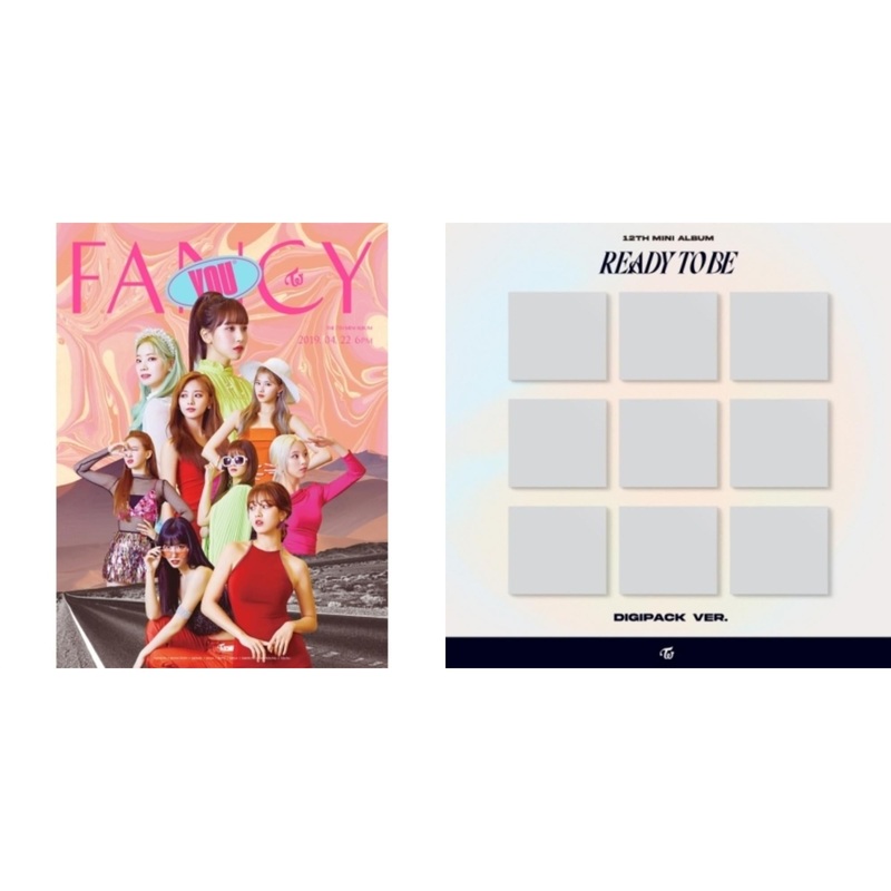 Twice – Fancy You (7Th Album) & Ready To Be (12Th Mini Album) Digipack Version – CD Bundle