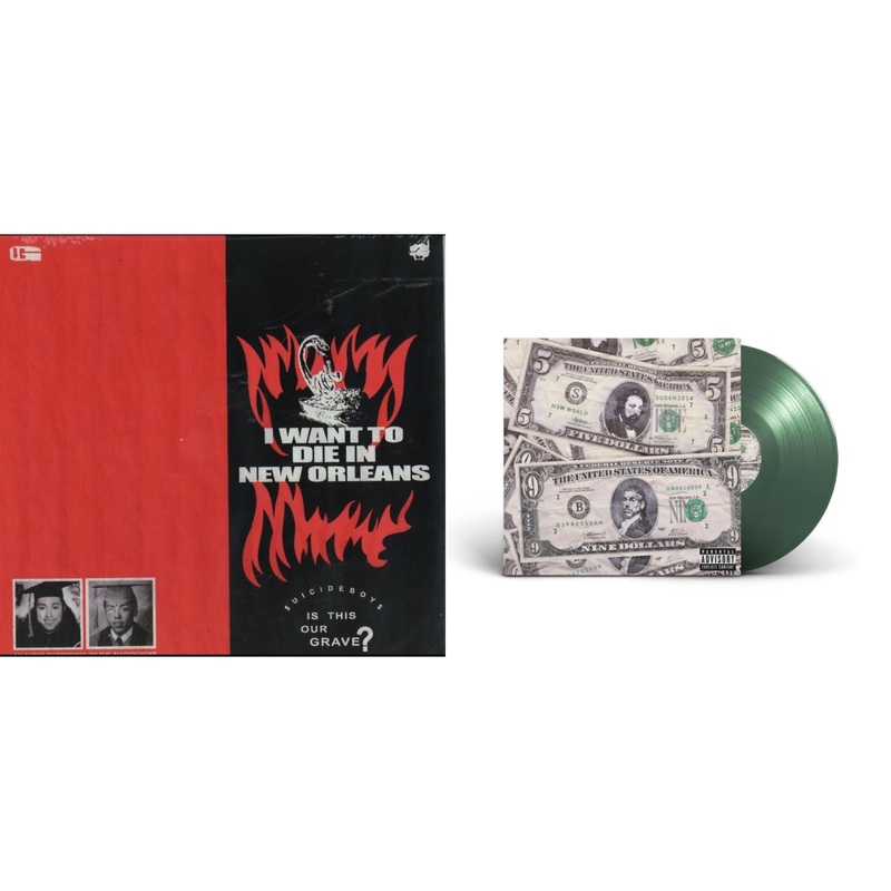 $Uicideboy$ – I Want To Die In New Orleans (Red/Black LP Vinyl) & New World Depression (Coke Bottle LP Vinyl)