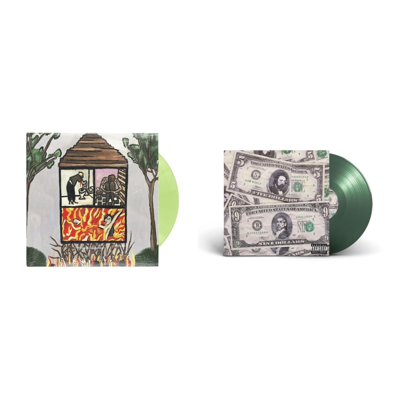 $Uicideboy$ – Long Term Effects Of Suffering (Glow Green LP Vinyl) & New World Depression (Coke Bottle LP Vinyl)