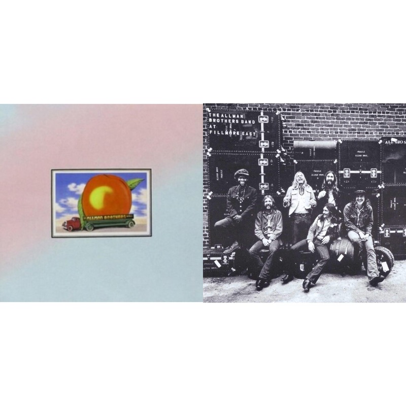 Allman Brothers Band – Eat A Peach (Light Pink & Light Blue LP Vinyl) & Live At Fillmore East
