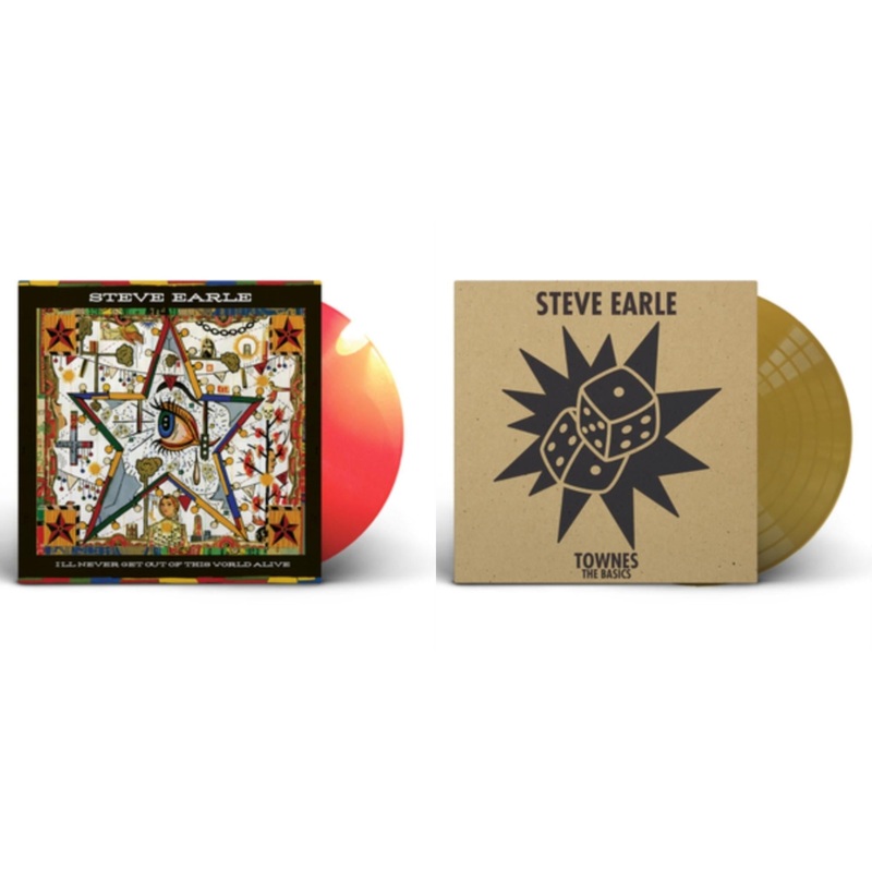 Steve Earle – I’ll Never Get Out Of This World Alive (Orange LP Vinyl) & Townes: The Basics (Gold LP Vinyl)