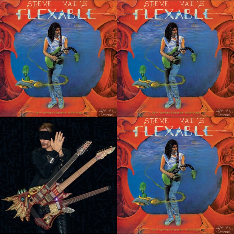 Steve Vai – Flex-Able (36Th Anniversary/180G) & Flex-Able (36Th Anniversary/Picture Disc) & Inviolate & Flex-Able (36Th Anniversary/Clear Disc LP Vinyl)
