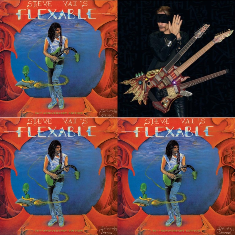Steve Vai – Flex-Able (36Th Anniversary/180G) & Inviolate & Flex-Able (36Th Anniversary/Clear Disc LP Vinyl) & Flex-Able (36Th Anniversary/Picture Disc)
