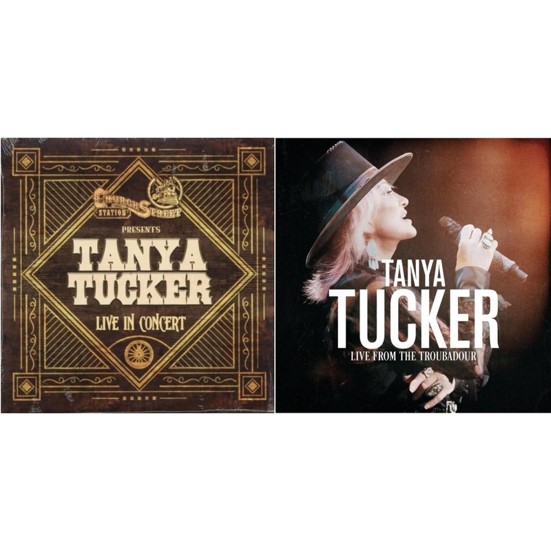 Tanya Tucker – Live At Church Street Station & Live From The Troubadour (Black/Pink/Blue Splatter Vinyl/2LP)