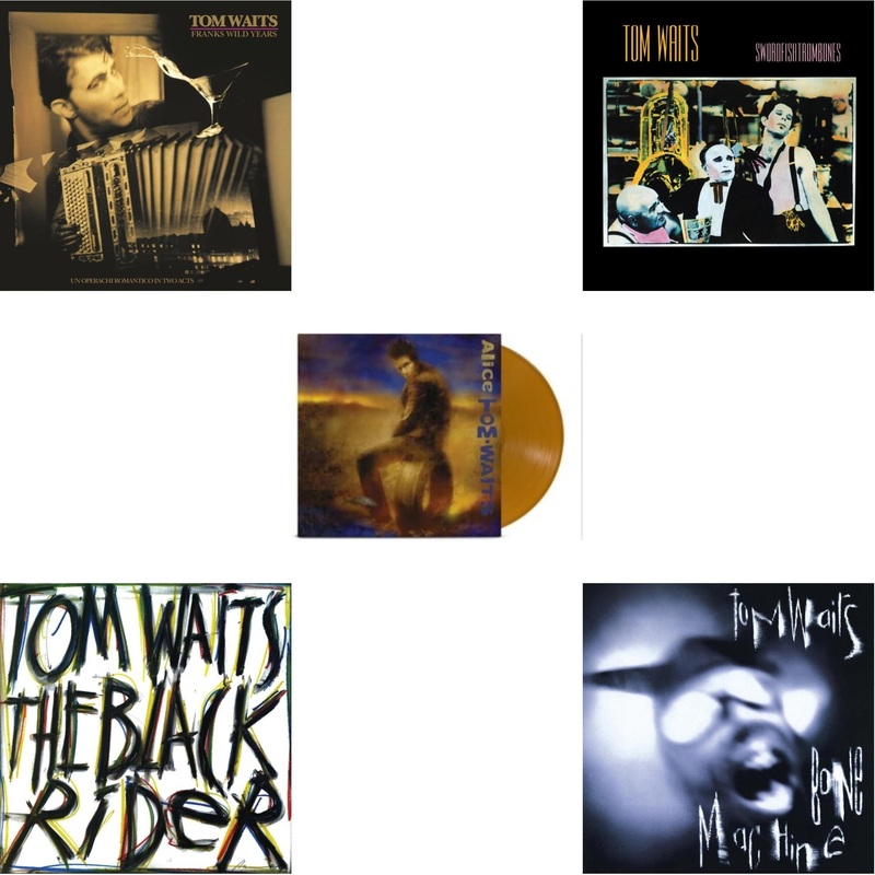 Tom Waits – Frank’s Wild Years (Remaster) & Black Rider (Remaster) & Alice & Swordfishtrombones (Remaster) & Bone Machine (Remaster) – LP Vinyl Bundle