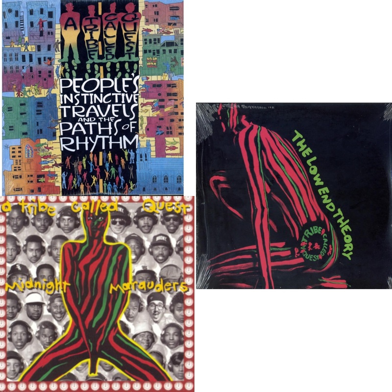 Tribe Called Quest – Peoples Instinctive Travels & Paths Of Rhythm & Midnight Marauders & Low End Theory – LP Vinyl Bundle