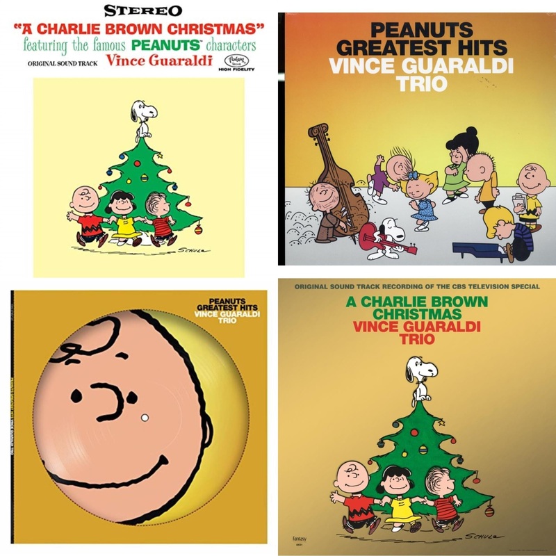 Vince Trio Guaraldi – Charlie Brown Christmas (180G) & Peanuts Greatest Hits & Peanuts Greatest Hits (Picdisc) & Charlie Brown Christmas (2022 Gold Foil Edition) – LP Vinyl Bundle