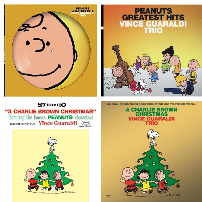 Vince Trio Guaraldi – Peanuts Greatest Hits (Picdisc) & Peanuts Greatest Hits & Charlie Brown Christmas (180G) & Charlie Brown Christmas (2022 Gold Foil Edition) – LP Vinyl Bundle