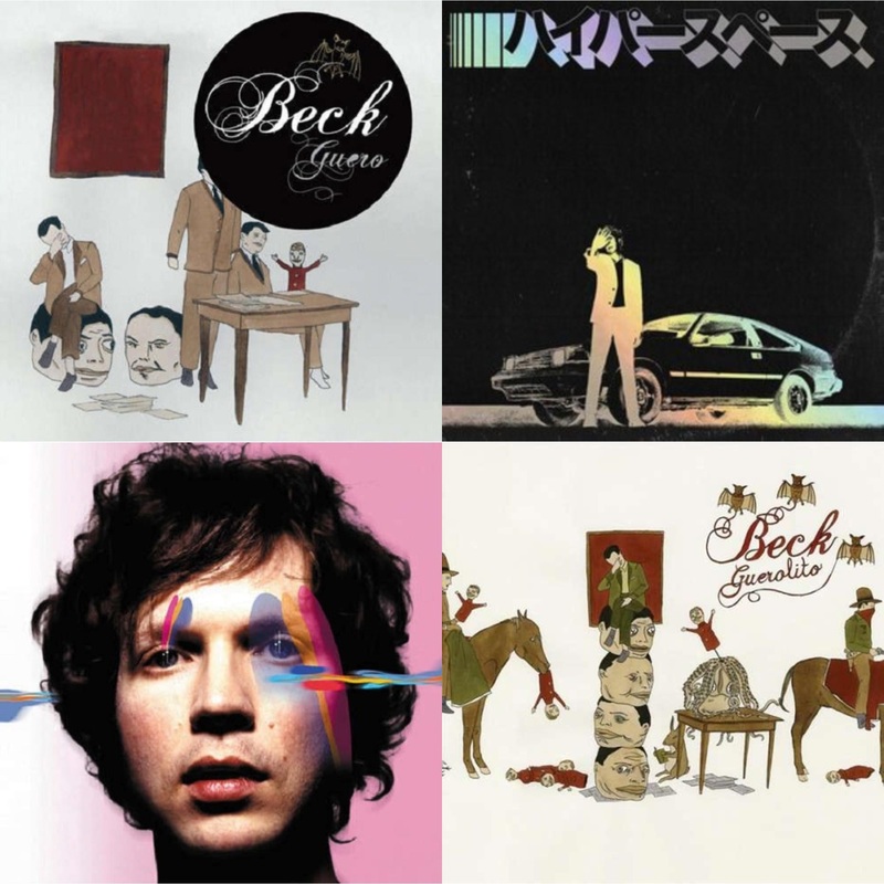 Beck – Guero & Hyperspace (2020 Deluxe Edition/Holographic Jacket/Booklet) & Sea Change (140G/Gatefold/Dl Card) & Guerolito – LP Vinyl Bundle