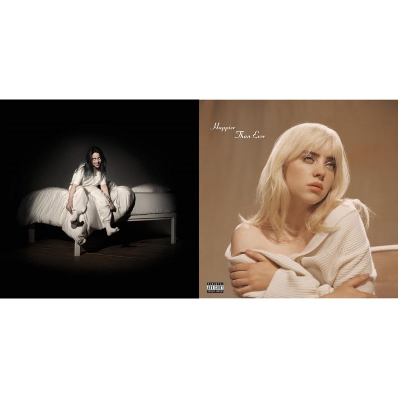 Billie Eilish – When We All Fall Asleep, Where Do We Go? (Pale Yellow LP Vinyl) & Happier Than Ever (X) (2LP)