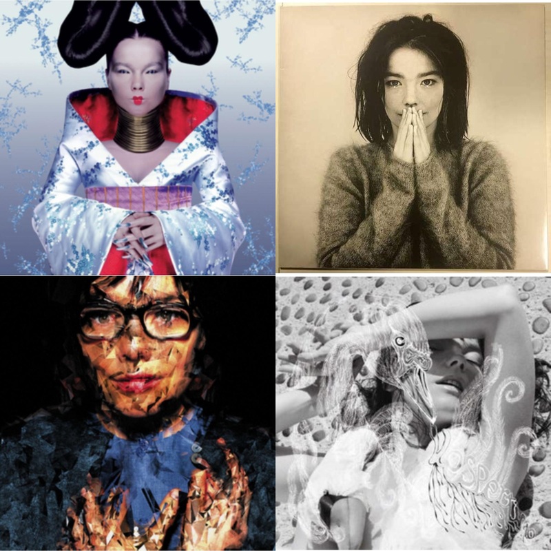 Bjork – Homogenic & Debut & Selma Songs & Vespertine – LP Vinyl Bundle