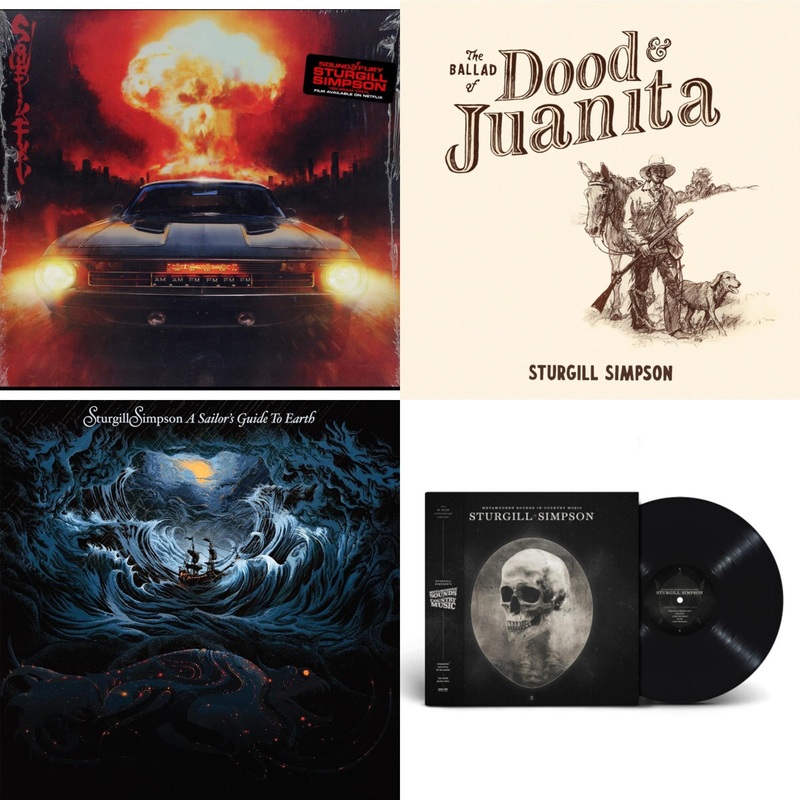 Sturgill Simpson – Sound & Fury & Ballad Of Dood & Juanita & Sailor’s Guide To Earth (Clear LP Vinyl) & Metamodern Sounds In Country Music 10 Year Anniversary Edition (180G)