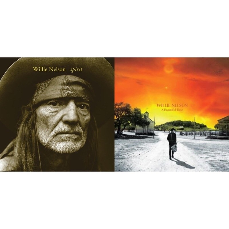 Willie Nelson – Spirit (180G) & Beautiful Time – LP Vinyl Bundle