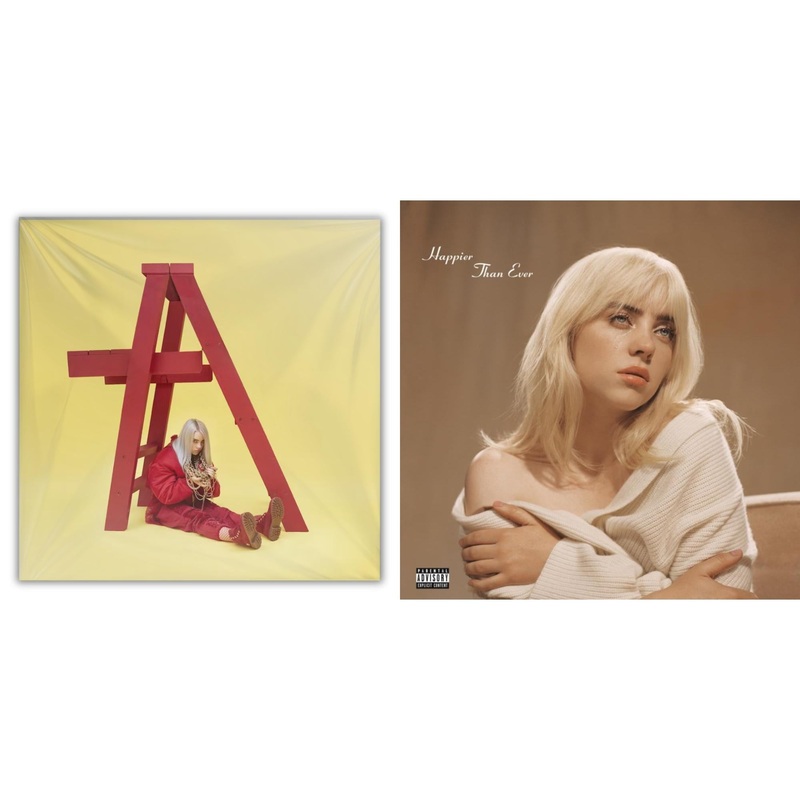 Billie Eilish – Billie Eilish – Dont Smile At Me (Black LP Vinyl) & Happier Than Ever (X) (2LP)