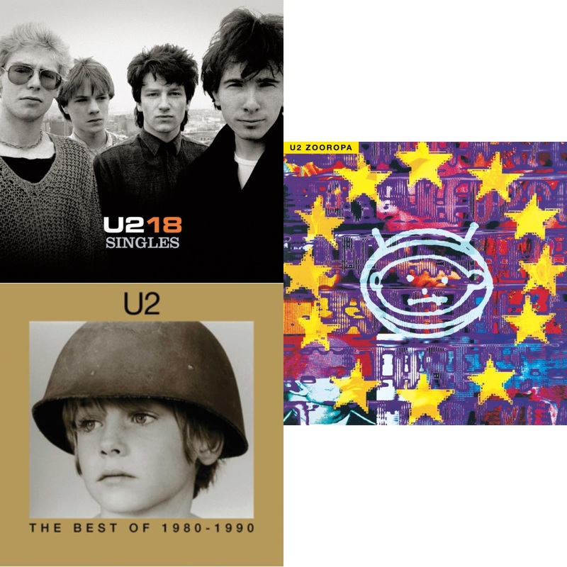 U2 – U218 Singles & Best Of 1980-1990 (180G/2 LP) & Zooropa (Transparent Yellow/2LP)