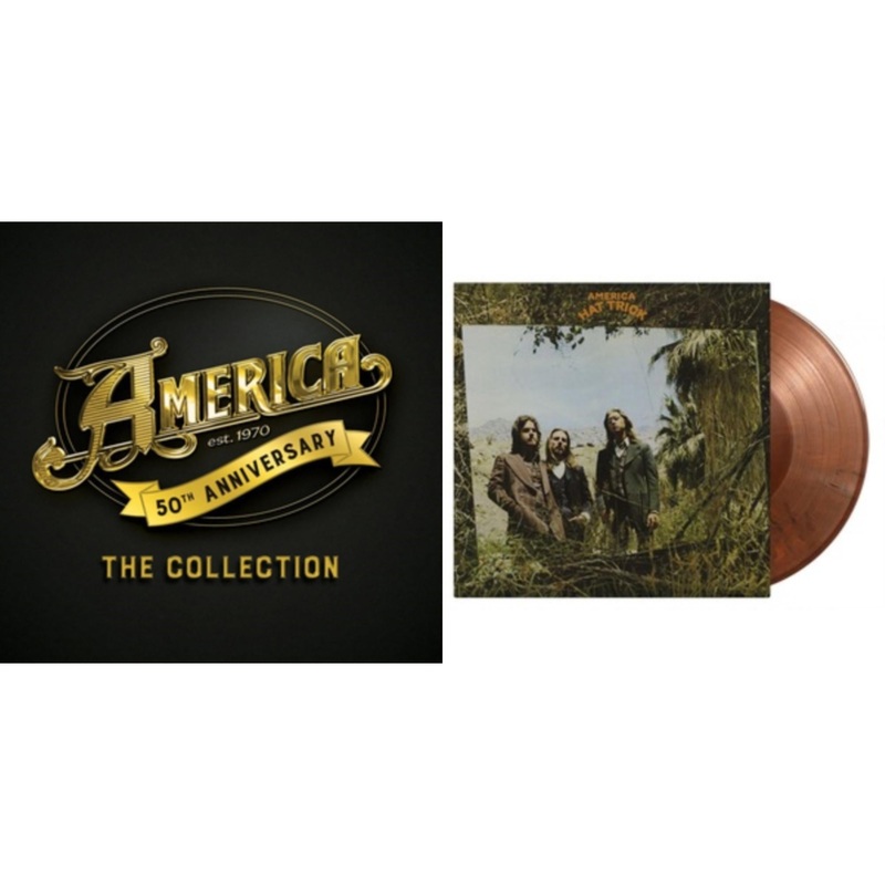 America – 50Th Anniversary & Hat Trick (Limited/Orange & Black Mixed/180G) – LP Vinyl Bundle