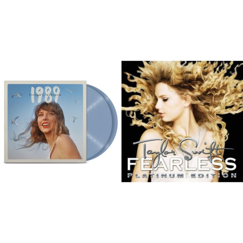 Taylor Swift – 1989 (Taylor’s Version) (2LP/Crystal Skies Blue Vinyl) & Fearless Platinum Edition