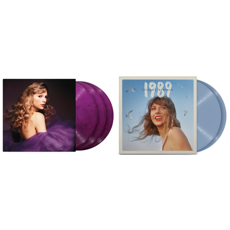 Taylor Swift – Speak Now (Taylor’s Version) (Orchid Marbled Vinyl/3LP) & 1989 (Taylor’s Version) (2LP/Crystal Skies Blue Vinyl)