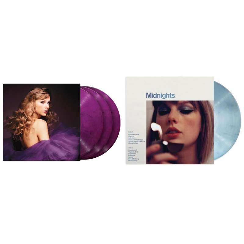 Taylor Swift – Speak Now (Taylor’s Version) (Orchid Marbled Vinyl/3LP) & Midnights (X) (Moonstone Blue LP Vinyl)