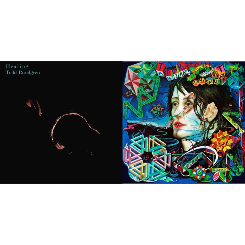 Todd Rundgren – Healing (Clear LP Vinyl/Translucent Blue 7Inch) & Wizard A True Star (Transparent Magenta Vinyl/Limited/2LP/Tour Edition/Gatefold Cover/180G)