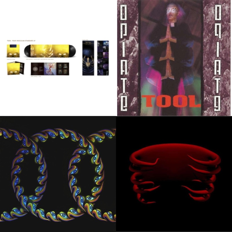 Tool – Fear Inoculum (3LP/180G) & Opiate Ep & Lateralus (2LP/Picture Disc/4 Different Images/Holographic Gatefold) & Undertow