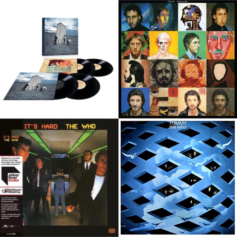 Who – Who’s Next/San Francisco 1971 (4LP) & Face Dances (2LP/Color Vinyl) & It’s Hard (40Th An/2LP/Orange & Yellow Vinyl/Half-Speed)(Rsd) & Tommy