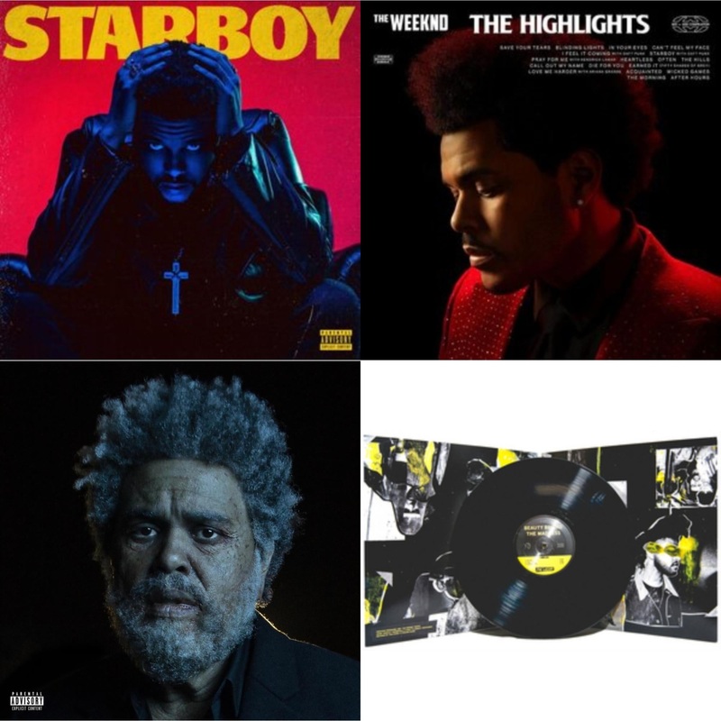 Weeknd – Starboy (2LP/Translucent Red Vinyl/Gatefold) & Highlights (2LP) & Dawn Fm (X) (2LP) & Beauty Behind The Madness (X)
