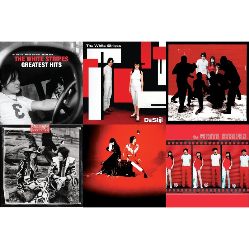 White Stripes – White Stripes Greatest Hits (2LP) & De Stijl & White Blood Cells (Reissue) & Icky Thump (2LP) & Elephant (2LP) & White Stripes