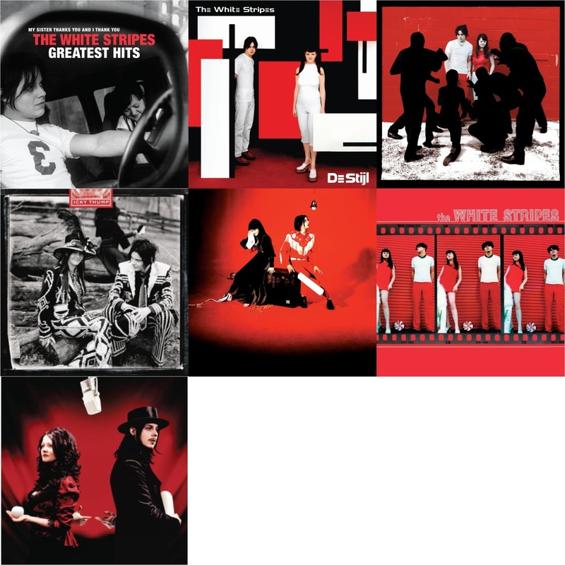 White Stripes – White Stripes Greatest Hits (2LP) & De Stijl & White Blood Cells (Reissue) & Icky Thump (2LP) & Elephant (2LP) & White Stripes & Get Behind Me Satan (2LP)