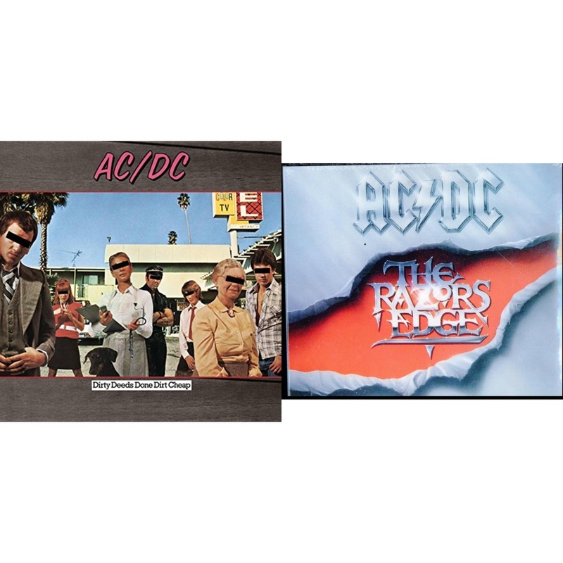 Ac/Dc – Dirty Deeds Done Dirt Cheap & Razor’s Edge – CD Bundle