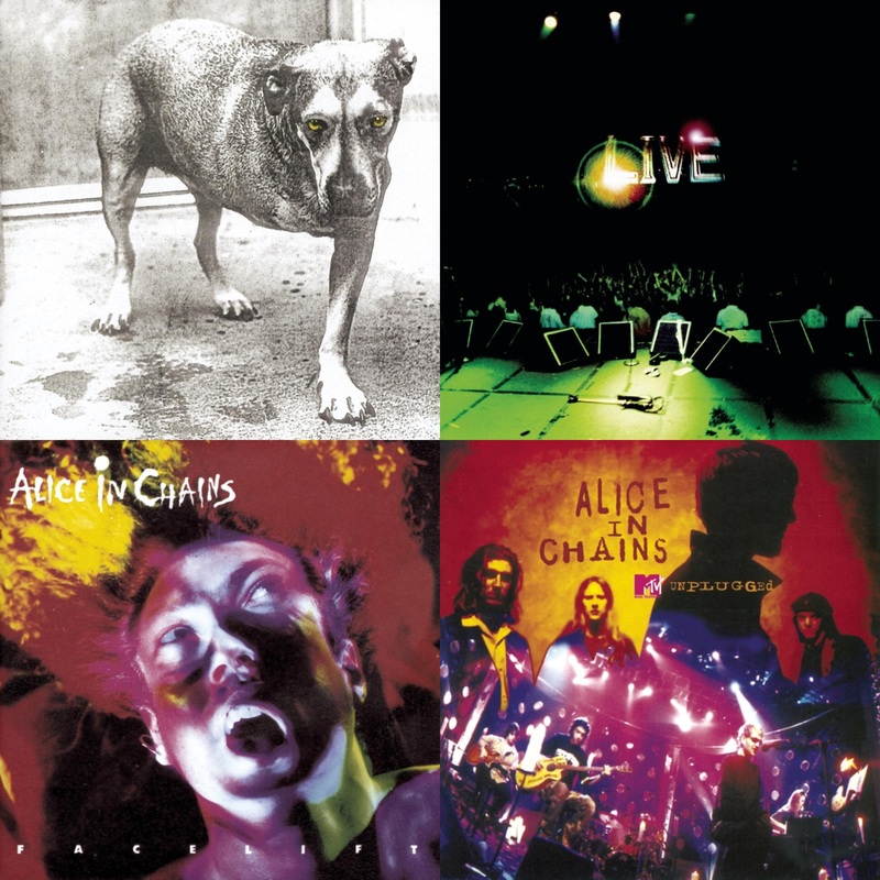 Alice In Chains – Alice In Chains & Live & Facelift & Unplugged – CD Bundle