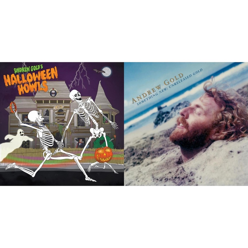 Andrew Gold – Halloween Howls: Fun & Scary Music (Deluxe Edition) (Bone LP Vinyl) & Something New: Unreleased Gold