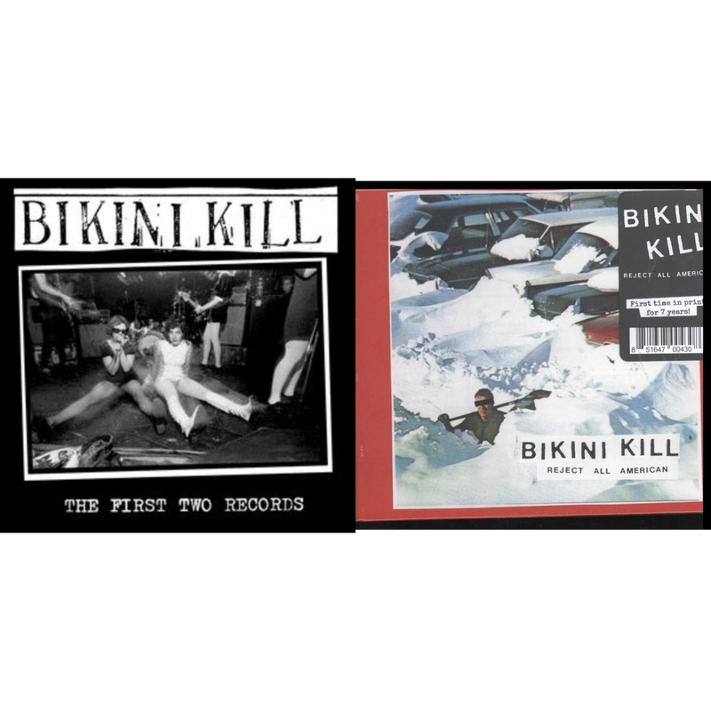 Bikini Kill – First Two Records & Reject All American – CD Bundle