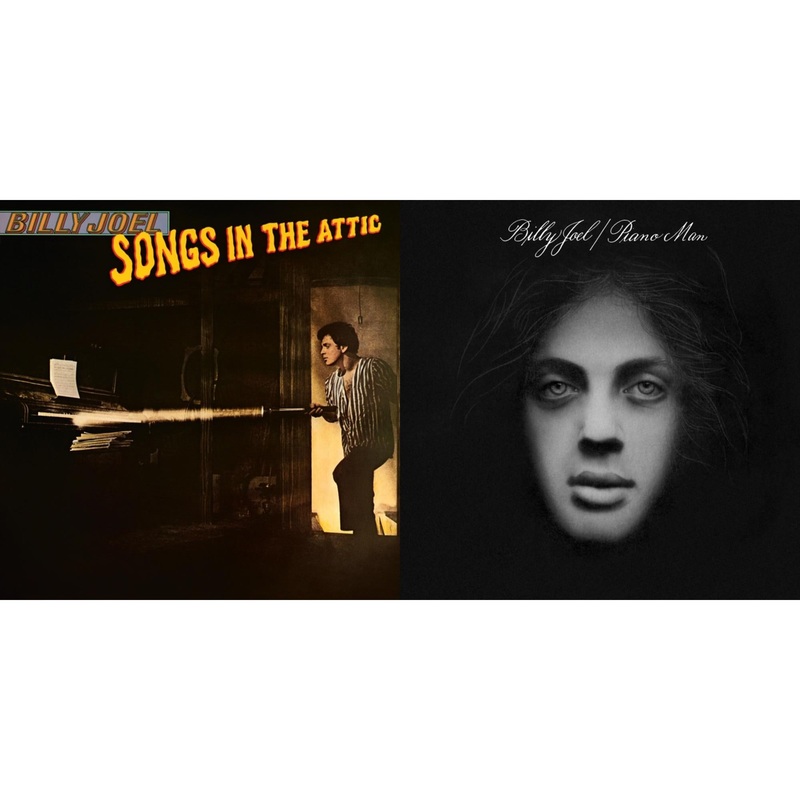Billy Joel – Songs In The Attic & Piano Man – LP Vinyl Bundle