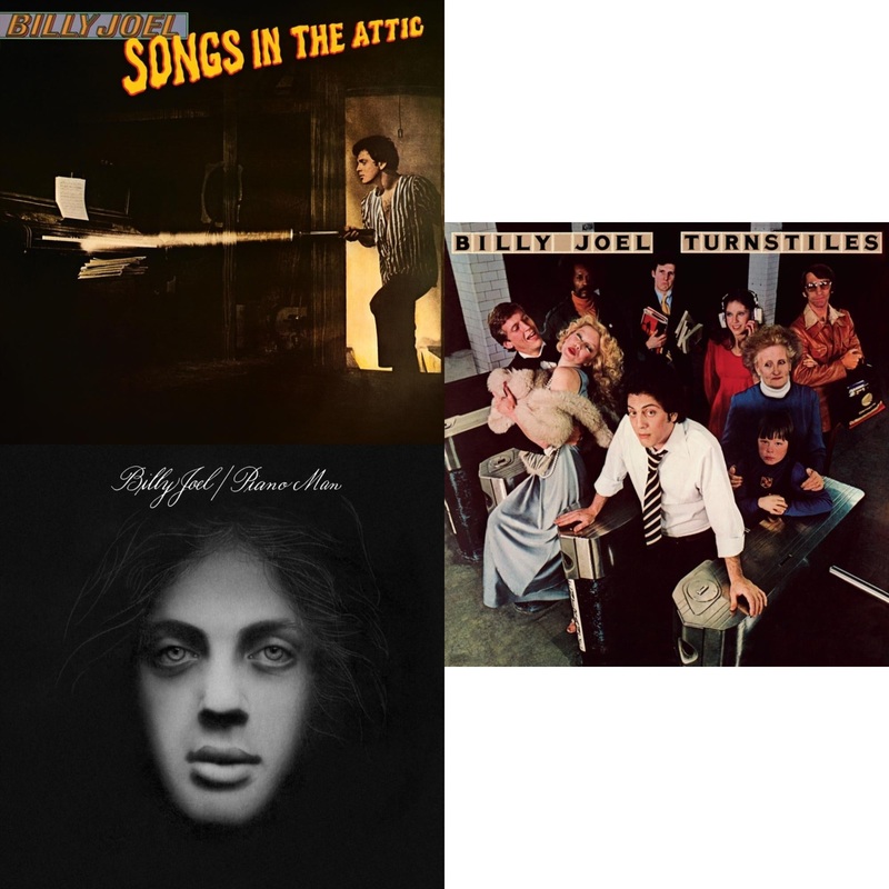 Billy Joel – Songs In The Attic & Piano Man & Turnstiles – LP Vinyl Bundle
