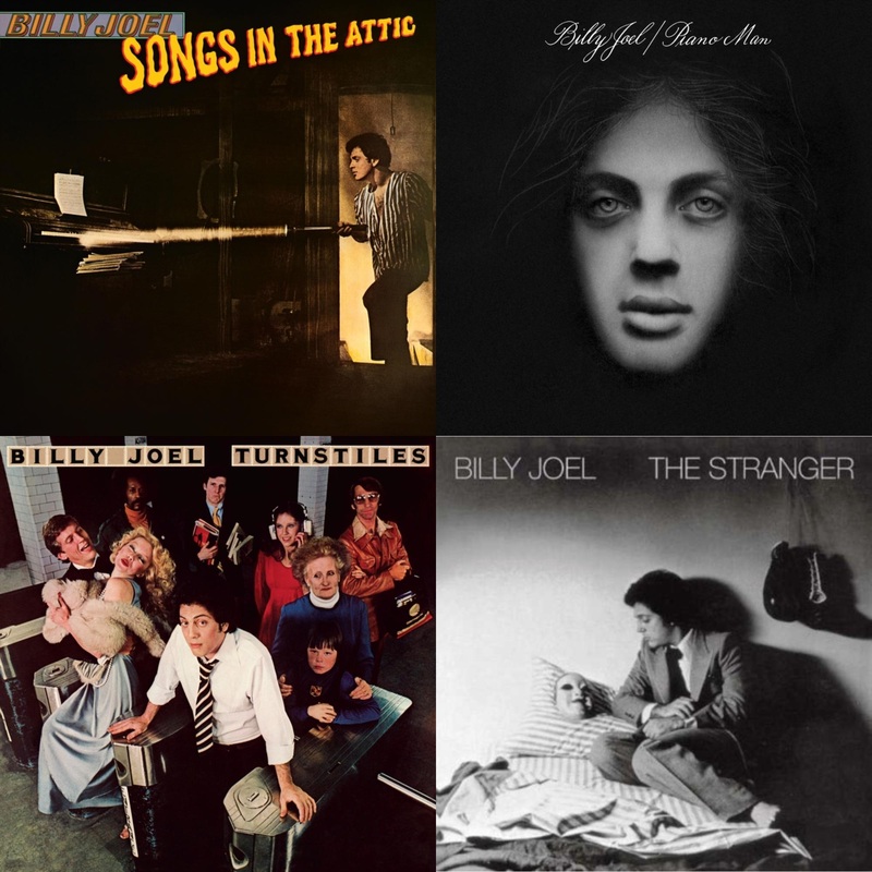 Billy Joel – Songs In The Attic & Piano Man & Turnstiles & Stranger (180G) – LP Vinyl Bundle