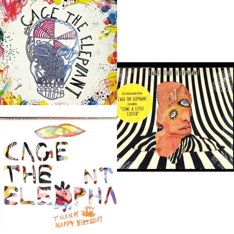 Cage The Elephant – Cage The Elephant & Thank You Happy Birthday & Melophobia – CD Bundle