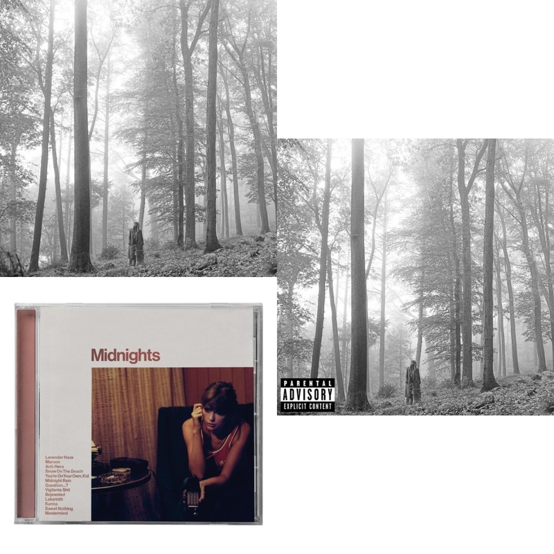 Taylor Swift – Folklore (Edited) & Midnights (X) (Blood Moon CD) & Folklore (X)
