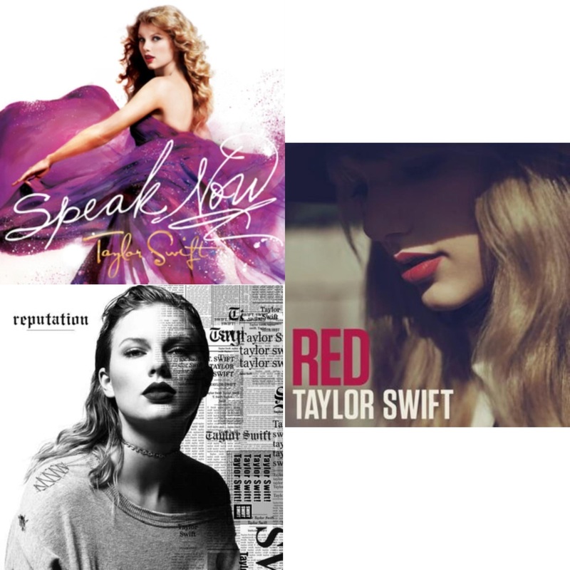 Taylor Swift – Speak Now & Reputation & Red – CD Bundle