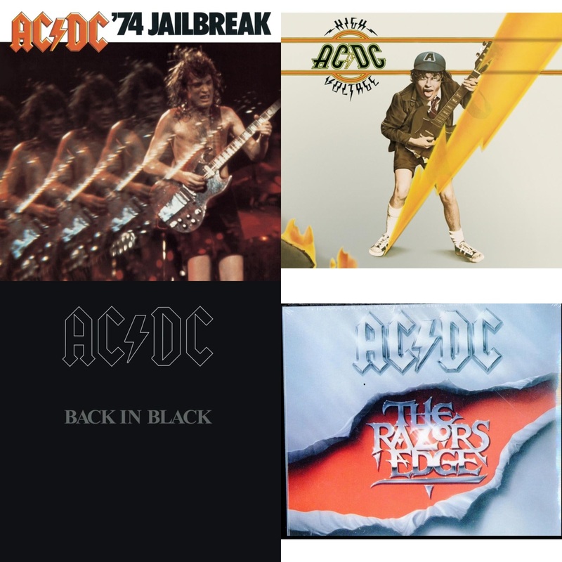 Ac/Dc – 74 Jailbreak & High Voltage & Back In Black & Razor’s Edge – CD Bundle