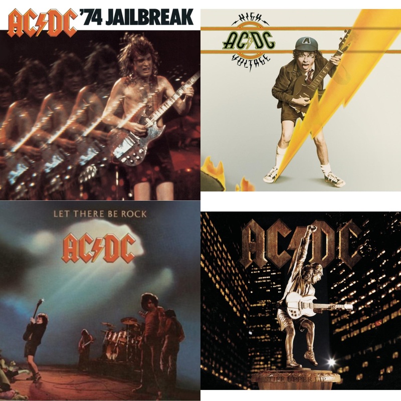 Ac/Dc – 74 Jailbreak & High Voltage & Let There Be Rock & Stiff Upper Lip – CD Bundle