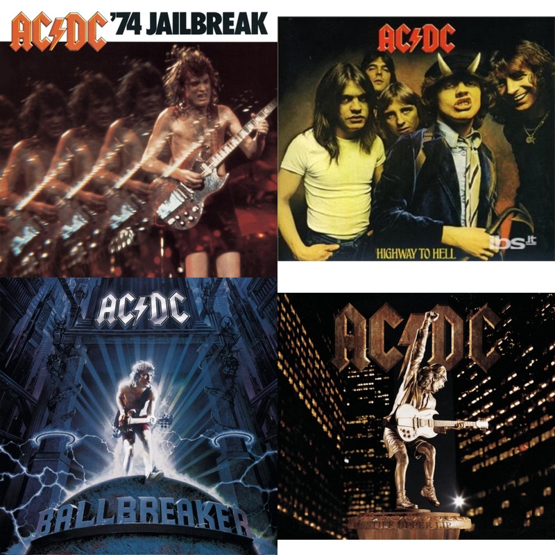 Ac/Dc – 74 Jailbreak & Highway To Hell & Ballbreaker & Stiff Upper Lip – CD Bundle