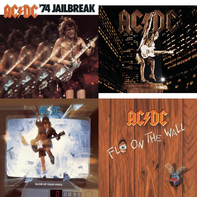 Ac/Dc – 74 Jailbreak & Stiff Upper Lip & Blow Up Your Video & Fly On The Wall – CD Bundle