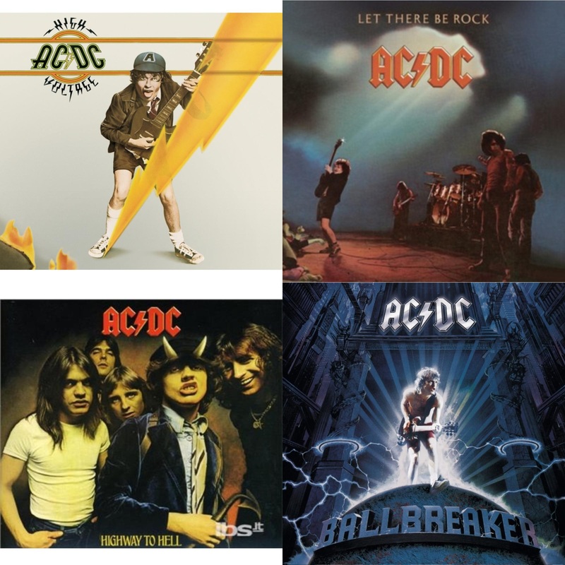 Ac/Dc – High Voltage & Let There Be Rock & Highway To Hell & Ballbreaker – CD Bundle